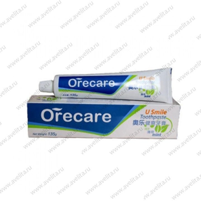 Отбеливающая зубная паста "Orecare" - 135 гр