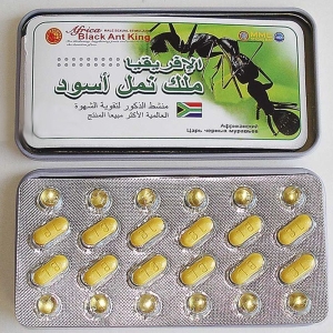Africa Black Ant Африканский Царь черных Муравьев 12 табл + 12 шар