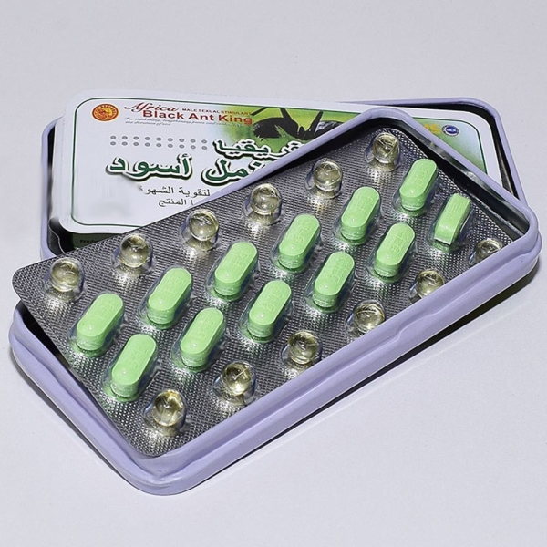 Africa Black Ant Африканский Царь черных Муравьев 12 табл + 12 шар