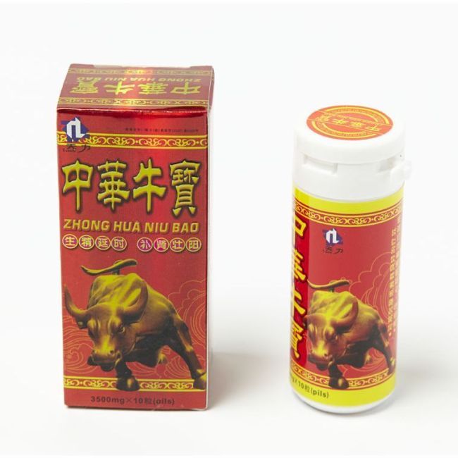 Красный Бык "Zhong Hua Niu Bao" 10 шт.*3500 мг.