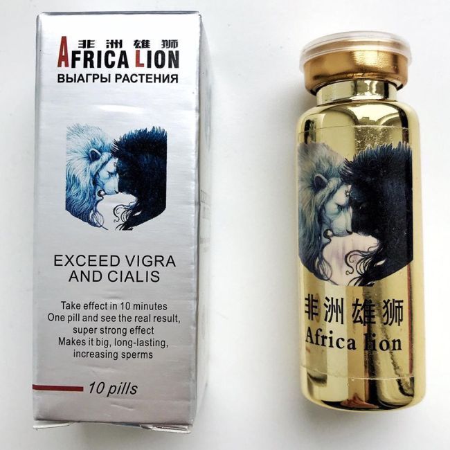 Africa Lion Африканский Лев для потенции 10 таблеток