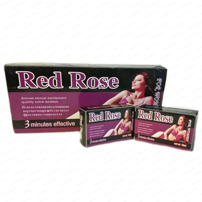 Возбуждающие капли для женщин "RED ROSE" 6 фл.по 10 мл.