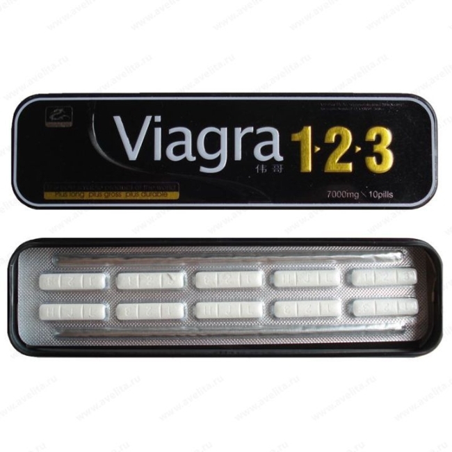 Виагра 123 (Viagra 123) — таблетки, повышающие потенцию10 шт.