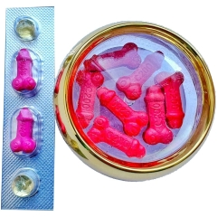 Таблетки для роста пениса &quot;Gold Penis&quot; / &quot;Золотой пенис&quot;, 2шт + 2 шарика