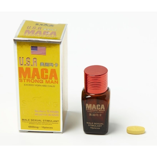 Препарат для потенции Maca strong man 10 табл. – 7000 mg