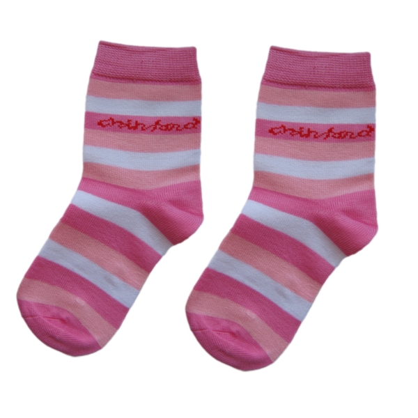 Носки детские с турмалином розовые Haogang