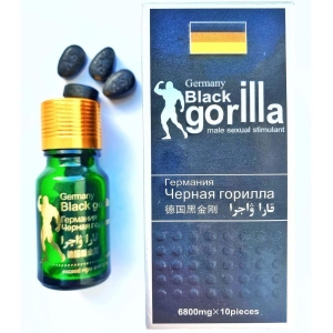 Препарат для повышения потенции &quot;Germany Black Gorilla&quot; / &quot;Черная Горилла&quot;, 10 шт.