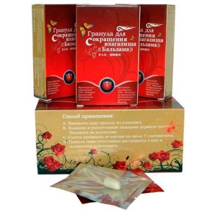 Гранула для сокращения влагалища &quot;Бальзама&quot;, 6 шт.