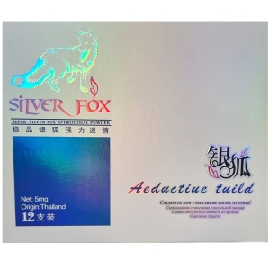 Женский возбудитель &quot;Silver Fox&quot; NEW, (Серебряная лиса), капли, 5 мл*12 саше