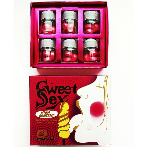 Возбуждающие таблетки для женщин "Sweet sex (сладкий секс)", 3 шт.
