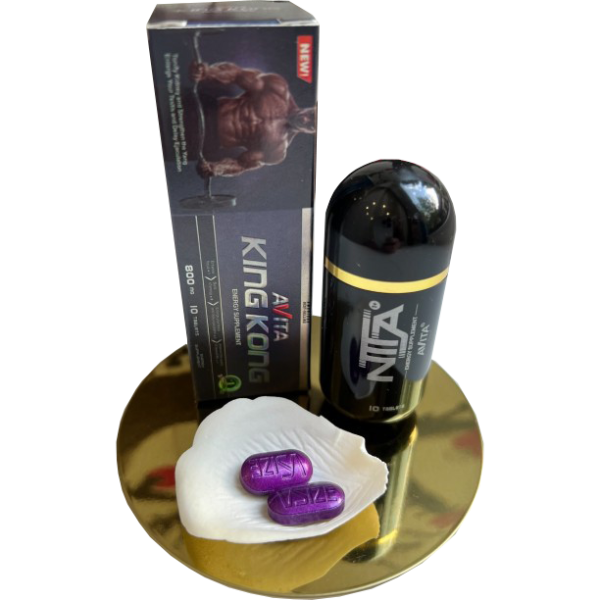 AVITA King Kong Препарат для повышения потенции, возбуждающее средство, 10 таблеток, 800 mg