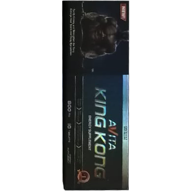 AVITA King Kong Препарат для повышения потенции, возбуждающее средство, 10 таблеток, 800 mg