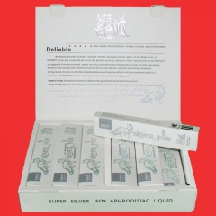 Женский возбудитель Серебряная лиса, 12 саше, 5 мл.