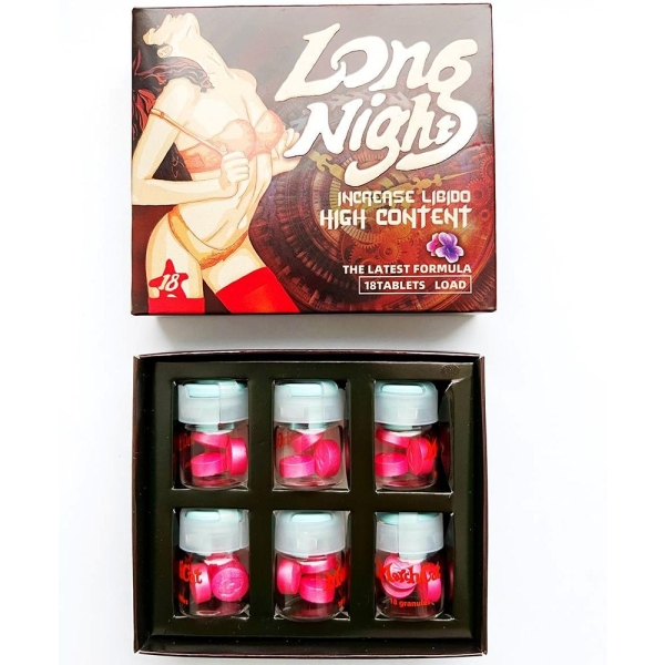Возбуждающее средство для женщин Долгая ночь "Long Night" 18 табл.