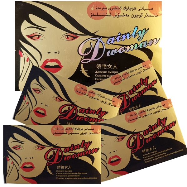 Возбуждающий порошок для женщин "DAINTY WOMAN", 6 штук, 0.5 гр.