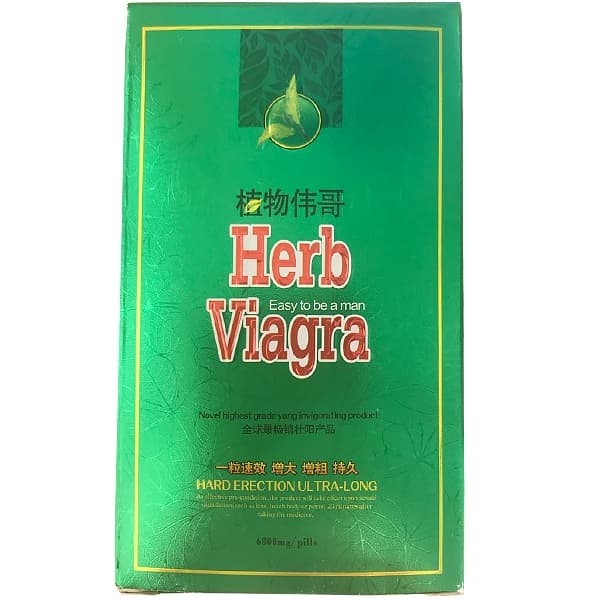 Возбуждающий препарат "Herb Viagra" / "Растительная виагра", 10 шт., 6800 мг.