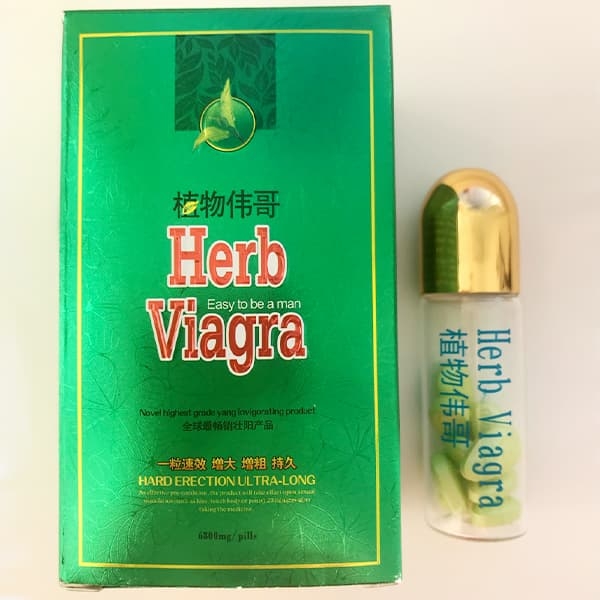 Возбуждающий препарат "Herb Viagra" / "Растительная виагра", 10 шт., 6800 мг.