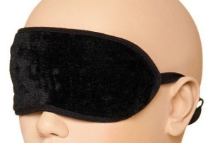 Маска с магнитами и турмалином бархатная Haogang чёрная