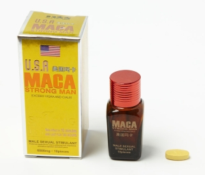 Препарат для потенции "Maca strong man", 10 таблеток, 7000 мг.