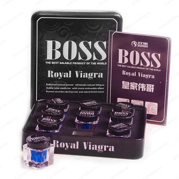 Таблетки для усиления потенции "Boss Royal Viagra" / "Босс Роял Виагра", 27 таблеток