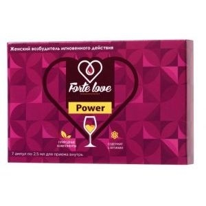 Женский возбудитель мгновенного действия "Forte Love Power", 7 ампул, 2,5 мл.